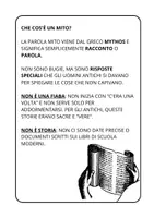 anteprima - Materiale di supporto/inclusione - I MITI- CLASSE 3^ ELEMENTARE - Pagina 2