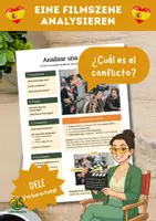 Vorschau - Merkblätter - SPANISCH - Analizar una escena - DELE Vorbereitung - Deckblatt