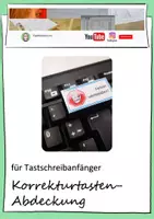 Vorschau - Mal- und Bastelvorlagen - Korrekturtastenabdeckung für Tastschreibanfänger - Deckblatt