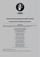 Vorschau - Unterrichtsreihen - Klausur zu Eichendorffs Gedicht "Die Rückkehr" - Deckblatt