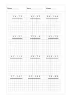 Vorschau - Arbeitsblätter - Schriftliche Multiplikation Zahlenraum 10000 - Seite 2