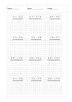 Vorschau - Arbeitsblätter - Schriftliche Multiplikation Zahlenraum 10000 - Seite 3