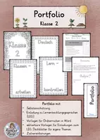 Vorschau - Arbeitsblätter - Meine Grundschulzeit - Portfolio - Klasse 2 - Deckblatt