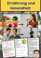 Vorschau - Arbeitsblätter - Ernährung und Gesundheit - Was unser Essen mit uns macht - Deckblatt