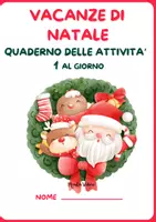 anteprima - Esercizi - compiti di Natale - Pagina di copertina