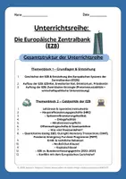 Vorschau - Arbeitsblätter - Die Europäische Zentralbank (EZB) – komplette Unterrichtsreihe mit Aufgaben & Erwartungshorizont (Oberstufe) - Seite 1