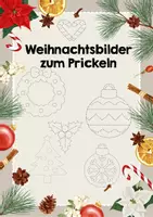 Vorschau - Mal- und Bastelvorlagen - Weihnachtsbilder zum Prickeln - Deckblatt