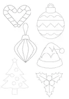 Vorschau - Mal- und Bastelvorlagen - Weihnachtsbilder zum Prickeln - Seite 2