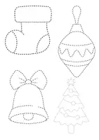 Vorschau - Mal- und Bastelvorlagen - Weihnachtsbilder zum Prickeln - Seite 3