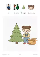 Aperçu - Autre type de ressources - Je décore le sapin de Noël avec Léa - Page 3