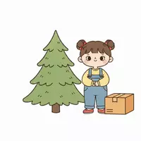 Aperçu - Autre type de ressources - Je décore le sapin de Noël avec Léa - Page de couverture