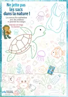 Aperçu - Feuilles d'exercices - Exercice gratuit maternelle : Environnement, pollution plastique, animaux marins - Page de couverture