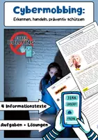 Vorschau - Arbeitsblätter - Gewaltprävention Materialpaket: Cybermobbing, Kommunikation & Konfliktlösungsstrategien - Seite 1