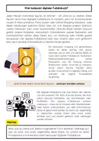 Vorschau - Arbeitsblätter - Digitaler Fußabdruck und Datenschutz: Online-Spuren verstehen - Seite 1