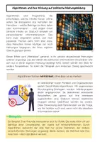 Vorschau - Arbeitsblätter - Digitaler Raum: KI, Datenschutz, Cybersecurity, Medienkompetenz, Online-Handel & digitale Gesellschaft - Seite 3