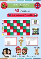 Aperçu - Jeux - CHRISTMAS QUIZ GAME (40 Questions) - Page de couverture
