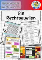 Vorschau - Stundenentwürfe - Rechtsquellen Wirtschaft und Recht 8 II Lehrplan Plus - Deckblatt