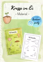 Vorschau - Bildkarten - Kresse im Ei - Material - Deckblatt