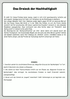 Vorschau - Arbeitsblätter - Nachhaltige Entwicklung (nachhaltiges Dreieck) & Fallbeispiel - Seite 3