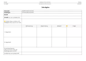 Vorschau - Arbeitsblätter - Argumentieren üben - Schreibanlässe für argumentative E-Mails - Seite 3