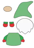 Vorschau - Mal- und Bastelvorlagen - Bastelvorlagen Weihnachten Grundschule - Basteln & Kunst im Winter | Wichtel, Rentier & mehr - Seite 2