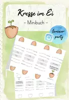 Vorschau - Arbeitsblätter - Kresse im Ei - Minibuch - Deckblatt