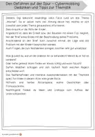 Vorschau - Arbeitsblätter - Arbeitsblätter und Unterrichtstipps zum Thema "Cybermobbing" - Seite 3