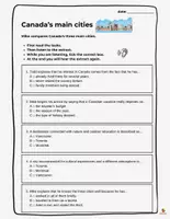Vorschau - Arbeitsblätter - Materialpaket: Hörverstehen – Bezugskultur Canada (ZP10) - Seite 1