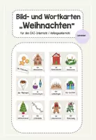 Vorschau - Fördermaterial/Inklusion - Weihnachten Bild- und Wortkarten DaZ Anfangsunterricht - Deckblatt