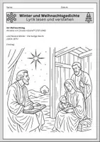 Vorschau - Arbeitsblätter - Weihnachtsgedichte Vergleichen | ZP10 Vorbereitung - Seite 1