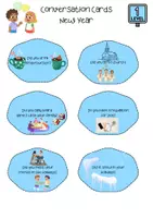 Vorschau - Aufgabenkarten - Conversation Cards New Year - Seite 2
