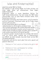 Vorschau - Arbeitsblätter - Leseheft Kinderrechte - Seite 3