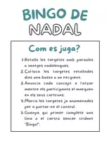 Vista previa - Hojas de trabajo - Bingo de Nadal - Portada