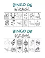 Vista previa - Hojas de trabajo - Bingo de Nadal - página 3