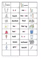 Vorschau - Aufgabenkarten - DmS: Adjektive 1 - Lerntheke - Klappkarten - Seite 3