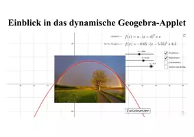 Vorschau - Unterrichtsreihen - Modellierung mit quadratischen Funktionen durch Verschiebung und Streckung (Parabel, Transformation, Gleichungssysteme) - Seite 3