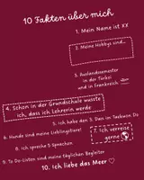 Vorschau - Arbeitsblätter - Digitaler kreativer Steckbrief zum Ausfüllen - Seite 1