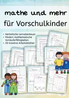 Vorschau - Arbeitsblätter - Mathematische Vorläuferfähigkeiten - Herbstliche Übungen auf 30 Seiten - Deckblatt