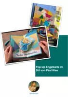 Vorschau - Unterrichtsreihen - Engel Paul Klee Pop-up Karte gestalten Kl.3- Kl.5 - Deckblatt
