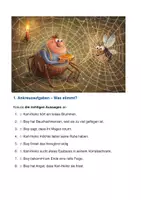 Vorschau - Stundenentwürfe - Eine Adventageschichte über eine ungewöhnliche Freundschaft. Lesebegleitheft : Du spinnst wohl - Seite 1