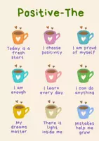 Aperçu - Autre type de ressources - Daily Positive Affirmations Poster - Page 1
