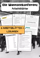 Vorschau - Arbeitsblätter - Die Wannseekonferenz Arbeitsblatt: Judenverfolgung Geschichte - Deckblatt