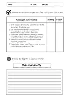 Vorschau - Arbeitsblätter - Ernährungsformen Arbeitsblätter: Ernährung Vegan Vegetarisch Nachhaltigkeit - Seite 2