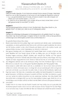 Vorschau - Test - Der geheilte Patient - Klassenarbeit zu Kalendergeschichte - Deckblatt