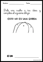 Vista previa - Hojas de trabajo - Pensamiento divergente. Completa el dibujo - página 3