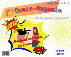 Vorschau - Bildkarten - Comic Magazin Nr.1 die Journalistin (Video / pdf-Datei) A1 - Seite 1
