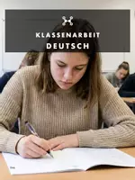 Vorschau - Klassenarbeiten - Rechtschreibung & Grammatik Realschule BW - Klasse 9 (Differenzierte Klassenarbeit mit Lösung & Hörtext) - Deckblatt