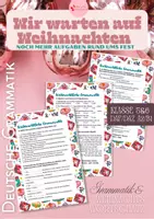 Vorschau - Arbeitsblätter - Wir warten auf Weihnachten – NOCH MEHR Aufgaben rund ums Fest - Deckblatt