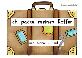 Vorschau - Spiele - Spiel "Ich packe meinen Koffer" (mit zahlreichen Variationen) - Seite 1