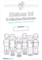 Vorschau - Arbeitsblätter - Kleines 1x1: 5-Minuten-Rechnen - Seite 1